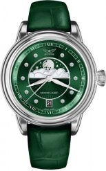 Zegarek damski Aviator V.1.33.0.390.4 PL zielony. Zielone zegarki damskie AVIATOR. Za 3,100.00 zł.