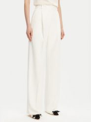 Elisabetta Franchi Spodnie materiałowe PA-081-51E2-V360 Biały Regular Fit. Białe spodnie materiałowe damskie Elisabetta Franchi, bez wzorów, z materiału. Za 779.99 zł.