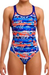 Strój kąpielowy Funkita Forever Fossil - Eclipse. Niebieskie stroje kąpielowe damskie Funkita, s, bez wzorów, z elastanu. Za 289.00 zł.