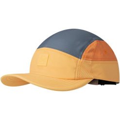 Czapka z daszkiem BUFF 5 PANEL GO CAP DOMUS APRICOT. Żółte czapki damskie Buff, bez wzorów, sportowe. Za 130.99 zł.