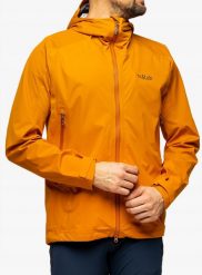 Kurtka przeciwdeszczowa Rab Kinetic Alpine 2.0 Jacket - marmalade. Kurtki sportowe damskie Mac in Sac, bez wzorów, bez ramiączek, bez kaptura. Za 1,230.27 zł.