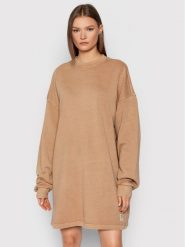 Reebok Sukienka dzianinowa Classics Natural Dye H11200 Brązowy Oversize. Brązowe sukienki damskie Reebok, xs, bez wzorów, z bawełny, bez kołnierzyka, bez ramiączek, oversize. Za 139.99 zł.