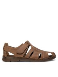 Lasocki Sandały MI08-PILTON-01 Brązowy. Brązowe sandały męskie Lasocki, bez wzorów, ze skóry, bez zapięcia. Za 149.99 zł.
