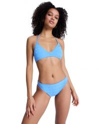 Zestaw trójkątny bikini dla Kobiety PARADISE WAVE Niebieski. Niebieskie stroje kąpielowe damskie Roxy, xl, bez wzorów, z elastanu. Za 319.99 zł.