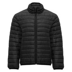 Kurtka Ocieplana Męska Finland. Czarne kurtki męskie ROLY, m, bez wzorów, z puchu, sportowe, bez kaptura. Za 144.99 zł.