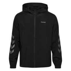 Kurtka z dresu Hummel Hybrid. Czarne kurtki męskie Hummel, xl, bez wzorów, z dresówki, bez kaptura. Za 344.00 zł.