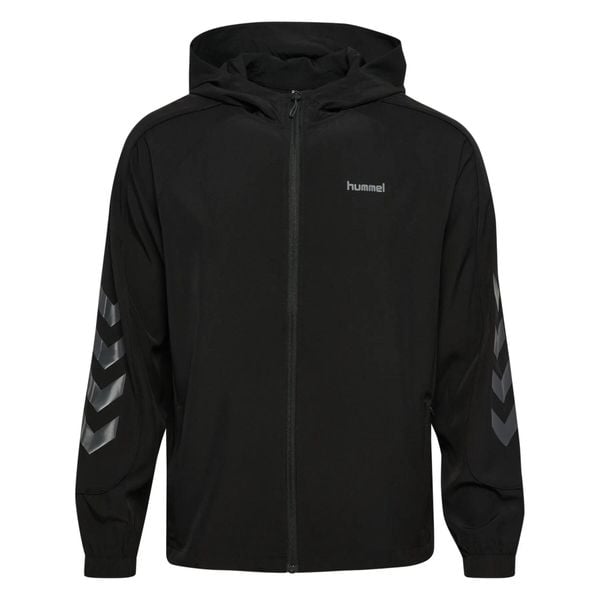 Kurtka z dresu Hummel Hybrid. Czarne kurtki męskie Hummel, m, bez wzorów, z dresówki, bez kaptura. Za 313.00 zł.
