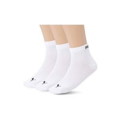 Skarpety dla dorosłych Puma Quarter Plain. Białe skarpetki damskie Puma, bez wzorów. Za 35.99 zł.