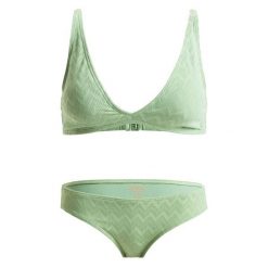 Bikini Roxy Current Coolness - Basil. Zielone stroje kąpielowe damskie Roxy, s, bez wzorów. Za 325.00 zł.
