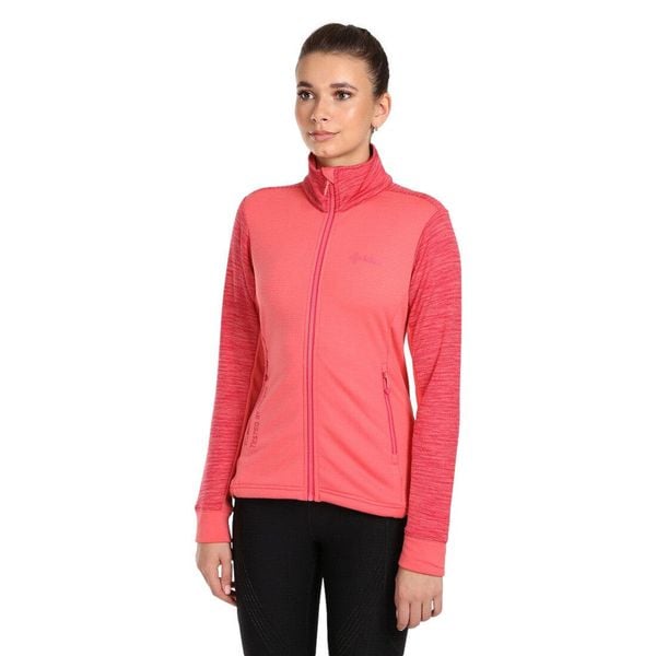 Bluza damska Kilpi Siren. Czerwone bluzy damskie Kilpi, bez wzorów, z dzianiny, bez ramiączek, bez kaptura. Za 215.49 zł.