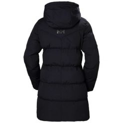Kurtka puchowa damska Helly Hansen Adore Puffy Parka. Czarne kurtki damskie Helly Hansen, na zimę, bez wzorów, z puchu, bez kaptura. W wyprzedaży za 1,201.55 zł.