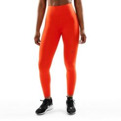 Damskie legginsy treningowe Fitness Siroko Pyro. Czerwone bielizna sportowa damska SIROKO, bez wzorów, z materiału. Za 191.00 zł.