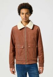 MĘSKA KURTKA PRZEJŚCIOWA WRANGLER CORDUROY AVIATOR ROOT 112357268. Kurtki męskie Wrangler, m, bez wzorów, bez kaptura. Za 299.99 zł.