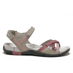 Sandały turystyczne damskie Chiruca Valencia. Brązowe sandały damskie Chiruca, bez wzorów, bez obcasa, bez zapięcia. Za 281.50 zł.