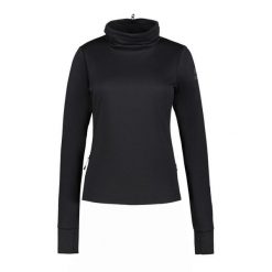 Damska sportowa koszulka z długim rękawem Rukka Multia. Czarne koszulki sportowe damskie Rukka, bez wzorów, bez ramiączek, do biegania. Za 211.50 zł.