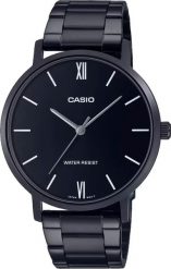 Zegarek Casio Zegarek Męski Casio MTP-VT01B-1B + BOX. Zegarki męskie Casio, bez wzorów. Za 251.99 zł.