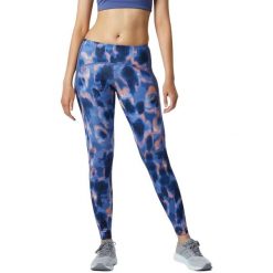 Legginsy damskie New Balance Printed Impact Run Tight. Niebieskie legginsy damskie New Balance, bez wzorów, z elastanu. Za 155.00 zł.