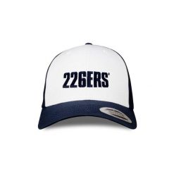 Czapka Trucker 226ERS Retro. Niebieskie czapki damskie 226ERS, bez wzorów, z bawełny, eleganckie. Za 188.00 zł.