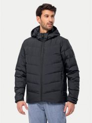 Jack Wolfskin Kurtka puchowa Colonius 1207431 Czarny Regular Fit. Czarne kurtki męskie Jack Wolfskin, m, bez wzorów, z puchu, bez kaptura. Za 799.99 zł.