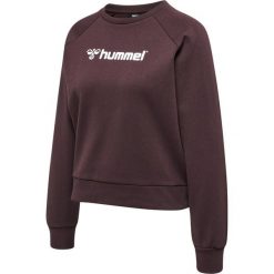 Bluza damska Hummel Stella. Brązowe bluzy damskie Hummel, bez wzorów, sportowe, bez ramiączek, bez kaptura. Za 157.00 zł.