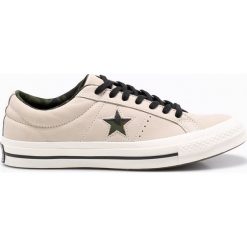 Converse - Tenisówki. Białe trampki męskie Converse, bez wzorów, z materiału, bez zapięcia. W wyprzedaży za 199.90 zł.