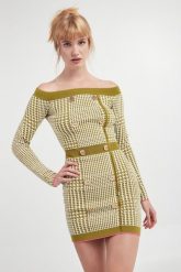 Sukienka ołówkowa ELISABETTA FRANCHI. Sukienki damskie Elisabetta Franchi, bez wzorów, bez kołnierzyka, bez ramiączek, ołówkowe. W wyprzedaży za 1,613.40 zł.