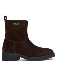 Tommy Jeans Botki Chelsea Boots EN0EN03078 Brązowy ciemny. Brązowe botki damskie Tommy Jeans, bez wzorów, z jeansu, bez obcasa, na płaskiej podeszwie, bez zapięcia. Za 649.99 zł.
