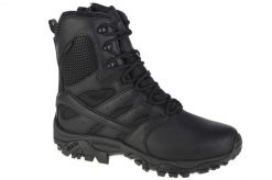 Buty trekkingowe męskie Merrell Moab 2 8 Response WP. Czarne trekkingi męskie Merrell, z materiału, za kostkę, bez zapięcia. Za 539.99 zł.