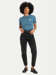 Quiksilver Jeansy Mom Denim EQWDP03026 Czarny Mom Fit. Czarne jeansy damskie Quiksilver, bez wzorów, z bawełny. Za 309.99 zł.