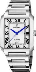 Zegarek Festina Zegarek męski Festina F20677-1 srebrny. Szare zegarki męskie Festina, bez wzorów, srebrne. Za 432.99 zł.