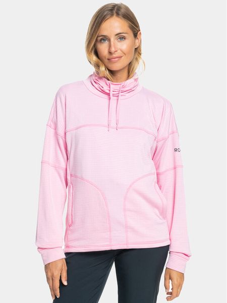 Roxy Bluza Vertere Otlr ERJFT04718 Różowy Regular Fit. Czerwone bluzy damskie Roxy, l, bez wzorów, z syntetyku, bez ramiączek, bez kaptura. Za 189.99 zł.