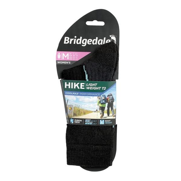 Skarpety do turystyki damskie Bridgedale HIKE LW COOL PERF LD. Brązowe skarpetki damskie Bridgedale, bez wzorów, z elastanu. Za 84.99 zł.