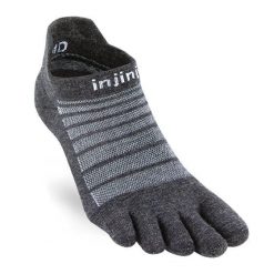 Skarpetki Injinji Lightweight No-Show Wool. Szare skarpetki damskie Injinji, bez wzorów, z wełny. Za 132.00 zł.