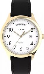 Zegarek męski Timex TW2W68500 czarny. Czarne zegarki męskie Timex, bez wzorów. Za 679.29 zł.