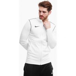 Bluza sportowa męska Nike Dry Park 20 TRK JKT. Białe bluzy sportowe męskie Nike, m, bez wzorów, bez kaptura, do piłki nożnej. Za 104.99 zł.