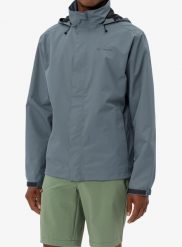 Kurtka przeciwdeszczowa męska Vaude Escape Light Jacket. Niebieskie kurtki męskie Vaude, m, bez wzorów, bez kaptura. Za 539.20 zł.