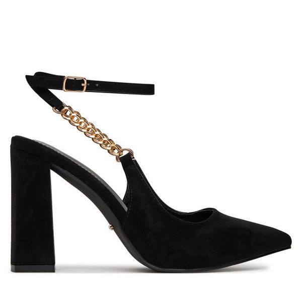 Czółenka DeeZee. Czarne czółenka damskie DeeZee, bez wzorów, bez obcasa, bez zapięcia. Za 149.99 zł.