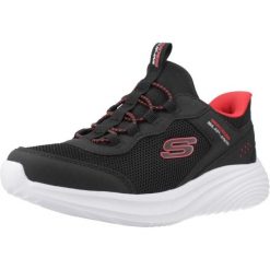 Buty SKECHERS BOUNDER PRO Czarny. Czarne buty zimowe męskie Skechers, z syntetyku, bez zapięcia. Za 216.99 zł.