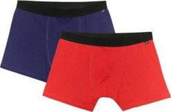 Bokserki męskie 4F M059 2-pak multikolor 1 4FWMM00UBXSM059 91S 2XL. Bokserki męskie 4F, bez wzorów. Za 59.99 zł.