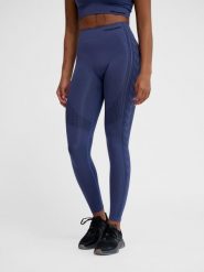 Damskie legginsy bezszwowe Hummel MT Shaping. Niebieskie legginsy damskie Hummel, l, bez wzorów, z elastanu, na fitness i siłownię. Za 168.00 zł.
