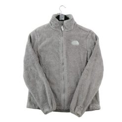 Second life - Damska bluza polarowa Osito z wysokim kołnierzem - Jak nowy. Szare bluzy damskie The North Face, l, bez wzorów, z materiału, sportowe, bez ramiączek, bez kaptura. Za 207.36 zł.
