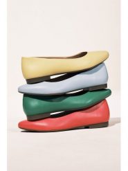 Lasocki Baleriny RST-KAJA-01 Zielony. Zielone balerinki damskie Lasocki, bez wzorów, ze skóry, bez obcasa, bez zapięcia. Za 139.99 zł.