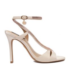 Sandały Nine West. Sandały damskie Nine West, bez wzorów, bez obcasa, na szpilce, bez zapięcia. Za 279.99 zł.