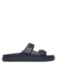 Tommy Hilfiger Klapki Light Adjustable FM0FM05757 Granatowy. Niebieskie klapki męskie Tommy Hilfiger, bez wzorów, z syntetyku, bez zapięcia. Za 209.99 zł.