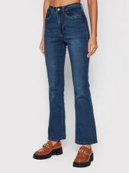 Noisy May Jeansy Sallie 27017557 Granatowy Regular Fit. Niebieskie jeansy damskie Noisy May, bez wzorów, z bawełny. Za 129.99 zł.