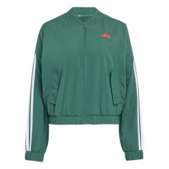 Bluza Adidas Sport W 3S Wv Wb Wc Damskie. Zielone bluzy damskie Adidas, s, bez wzorów, z materiału, klasyczne, bez ramiączek, bez kaptura. Za 357.99 zł.