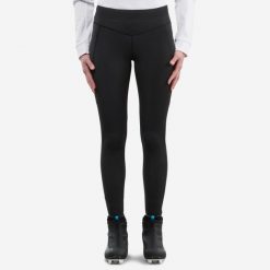 Legginsy termoaktywne do narciarstwa biegowego damskie Inovik XC S 100. Czarne legginsy damskie INOVIK, bez wzorów, z elastanu. Za 99.99 zł.