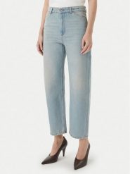 Marella Jeansy 2613181054 Niebieski Mom Fit. Niebieskie jeansy damskie Marella, bez wzorów, z bawełny. Za 889.99 zł.