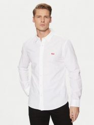 Levi's® Koszula Long Sleeved Shirt 86625-0002 Biały Slim Fit. Białe koszule męskie m, bez wzorów, z bawełny, bez kołnierzyka, bez ramiączek. Za 299.99 zł.