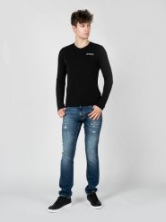 Guess Jeansy "Miami" | M3GAN1D4Z51 | Mężczyzna | Granatowy. Niebieskie jeansy męskie Guess, z bawełny, eleganckie, długie. W wyprzedaży za 269.00 zł.